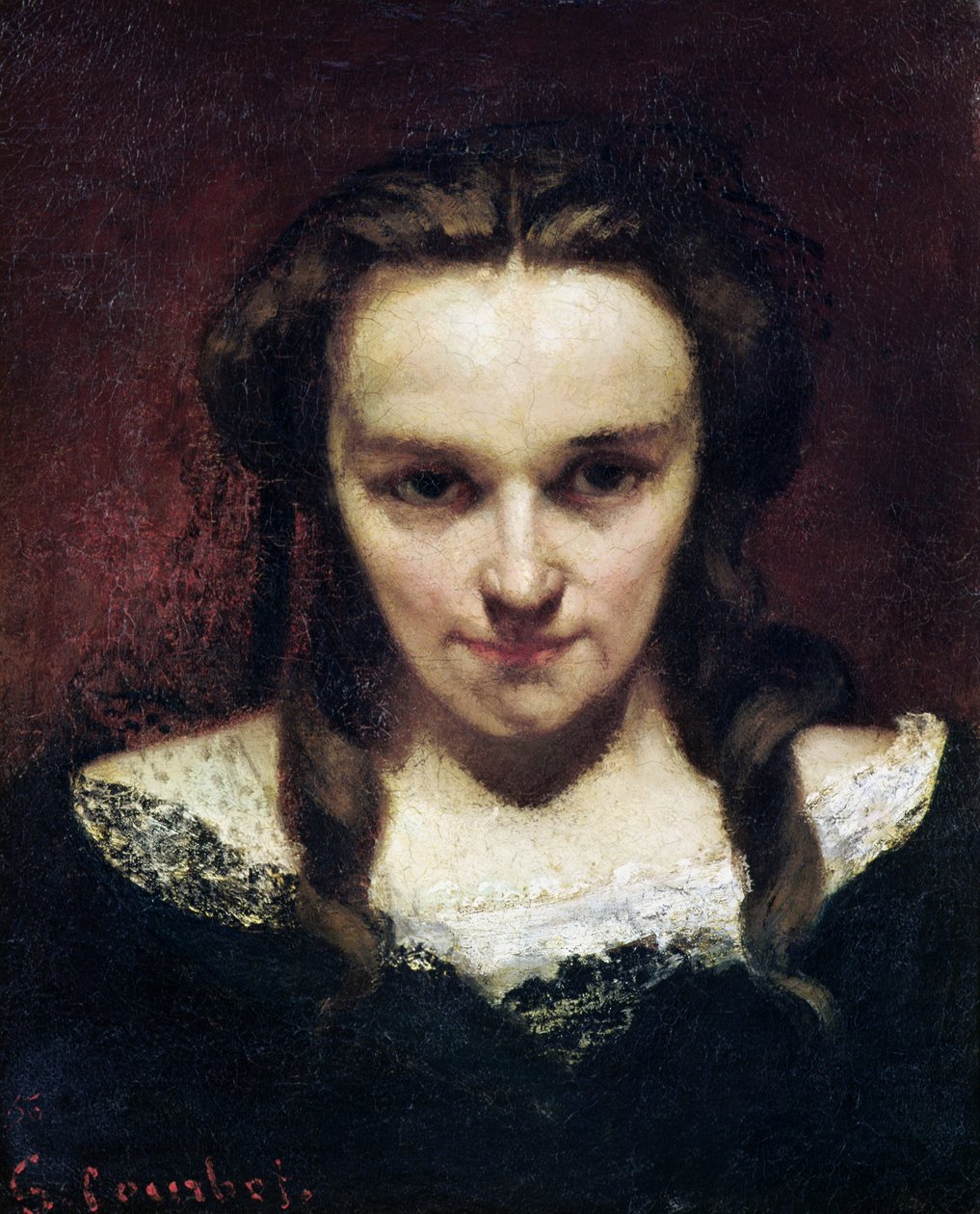 A tisztánlátó vagy, Az alvajáró, 1865 körül alkotó: Gustave Courbet