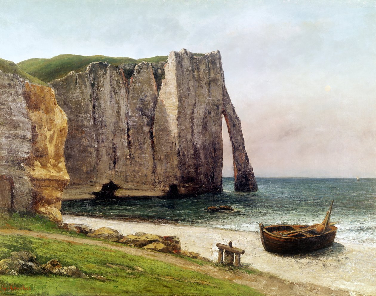 A sziklák Etretatban, 1869 alkotó: Gustave Courbet