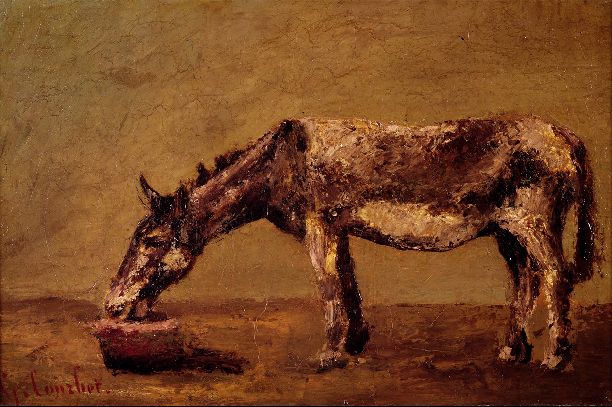 A szamár alkotó: Gustave Courbet