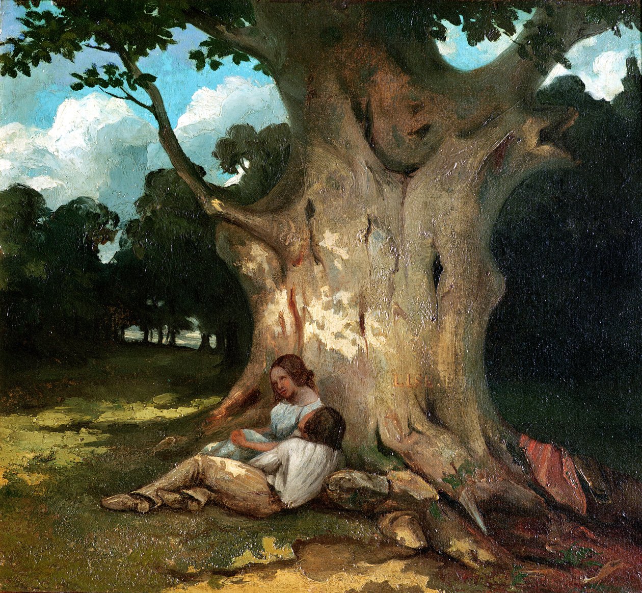 A nagy tölgy alkotó: Gustave Courbet