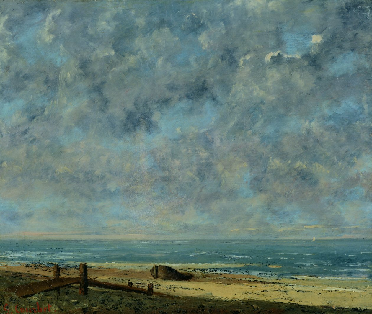 A tenger, 1872 körül alkotó: Gustave Courbet