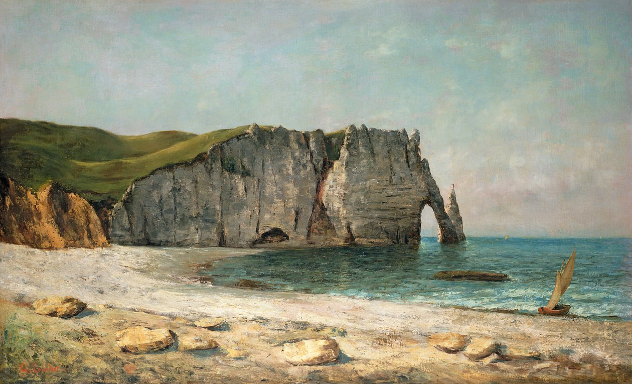 A tengeri ív Etretatban, 1869 alkotó: Gustave Courbet