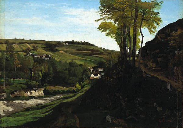 Az Ornans -völgy alkotó: Gustave Courbet