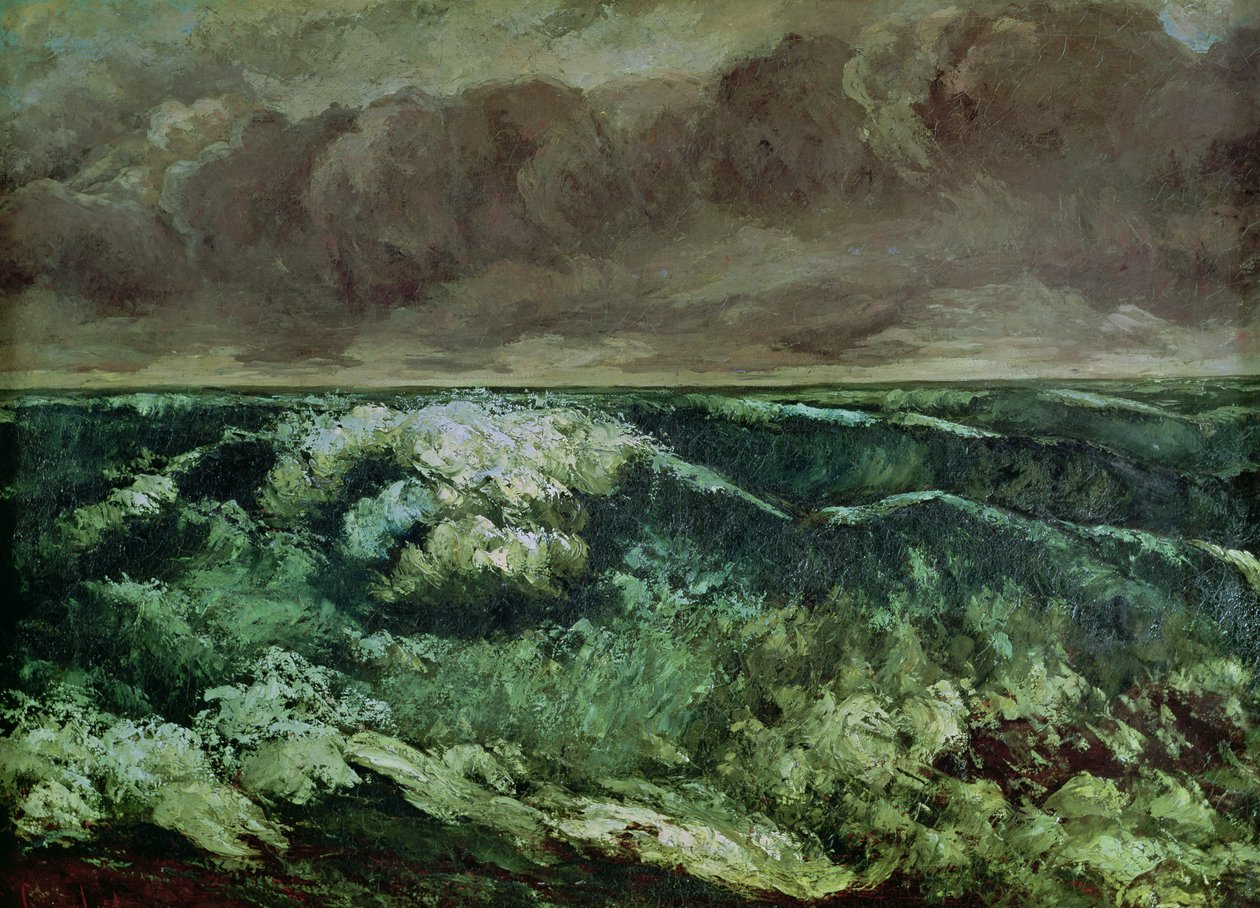A hullám, 1870 után alkotó: Gustave Courbet