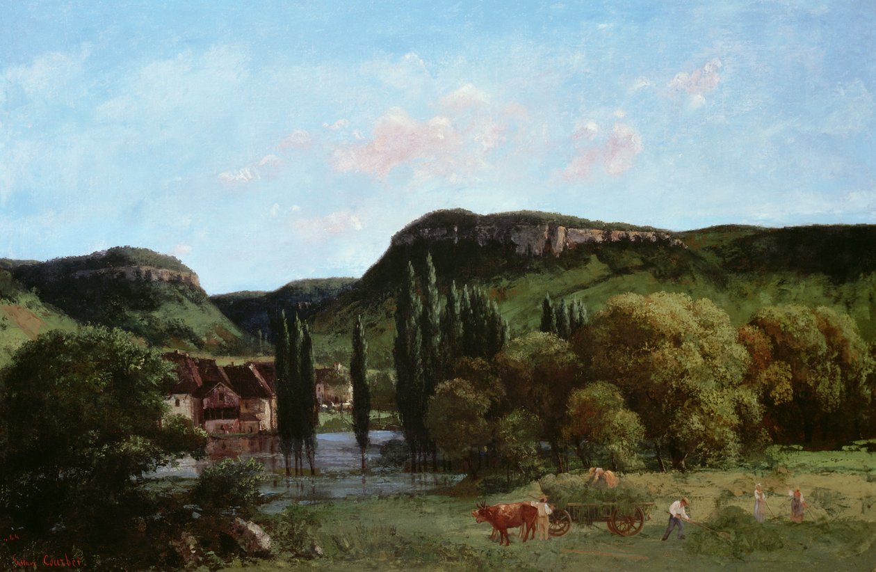 Ornans látképe, 1864 alkotó: Gustave Courbet