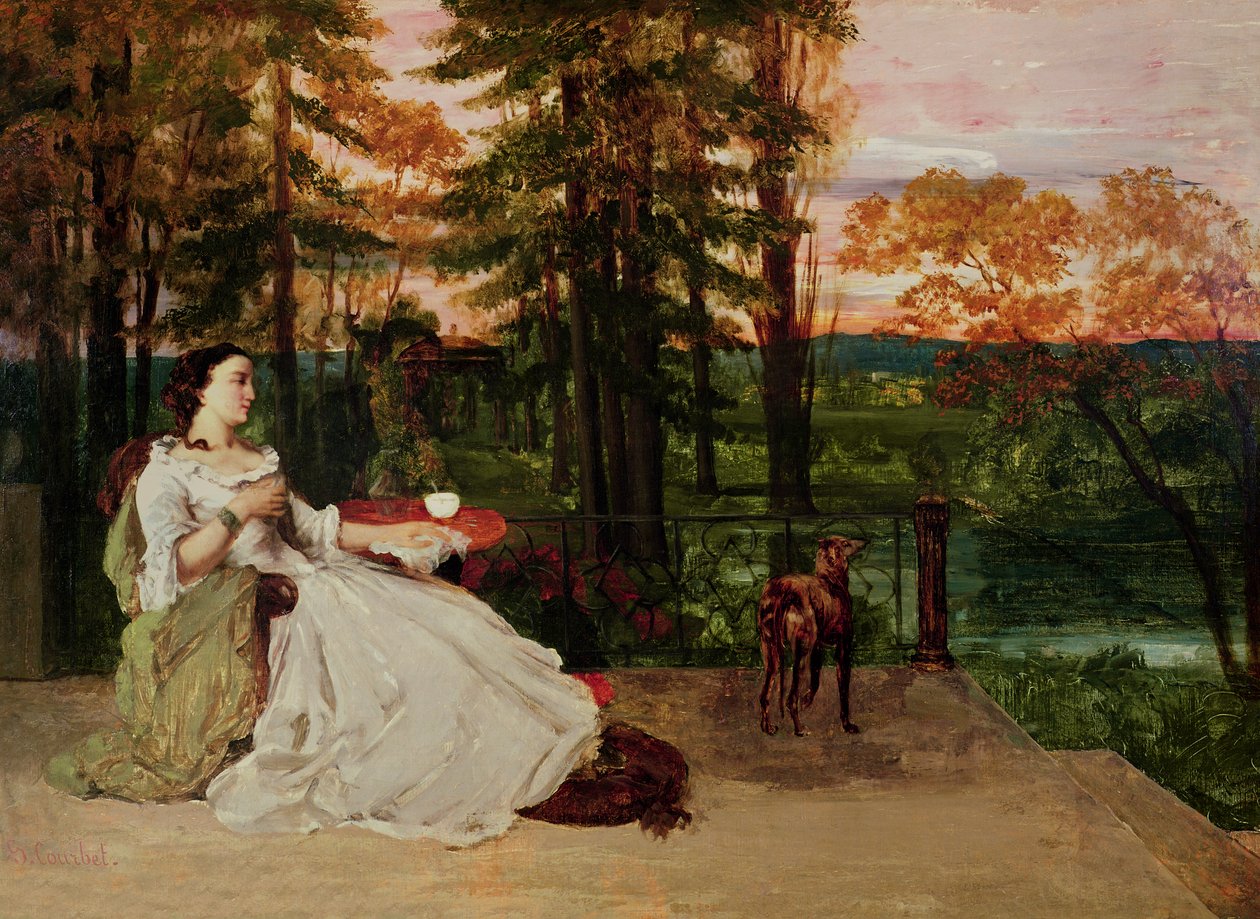 Frankfurti nő, 1858 alkotó: Gustave Courbet