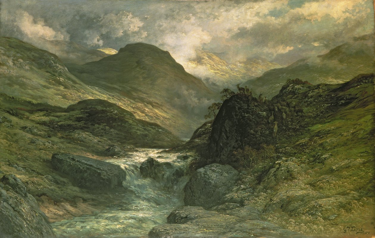 Egy kanyon, 1878 alkotó: Gustave Dore