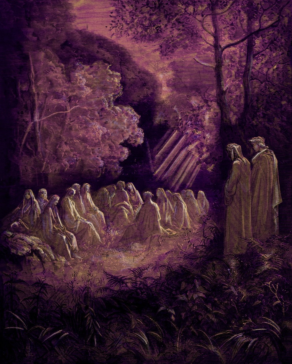 Dante purgatóriuma alkotó: Gustave Dore