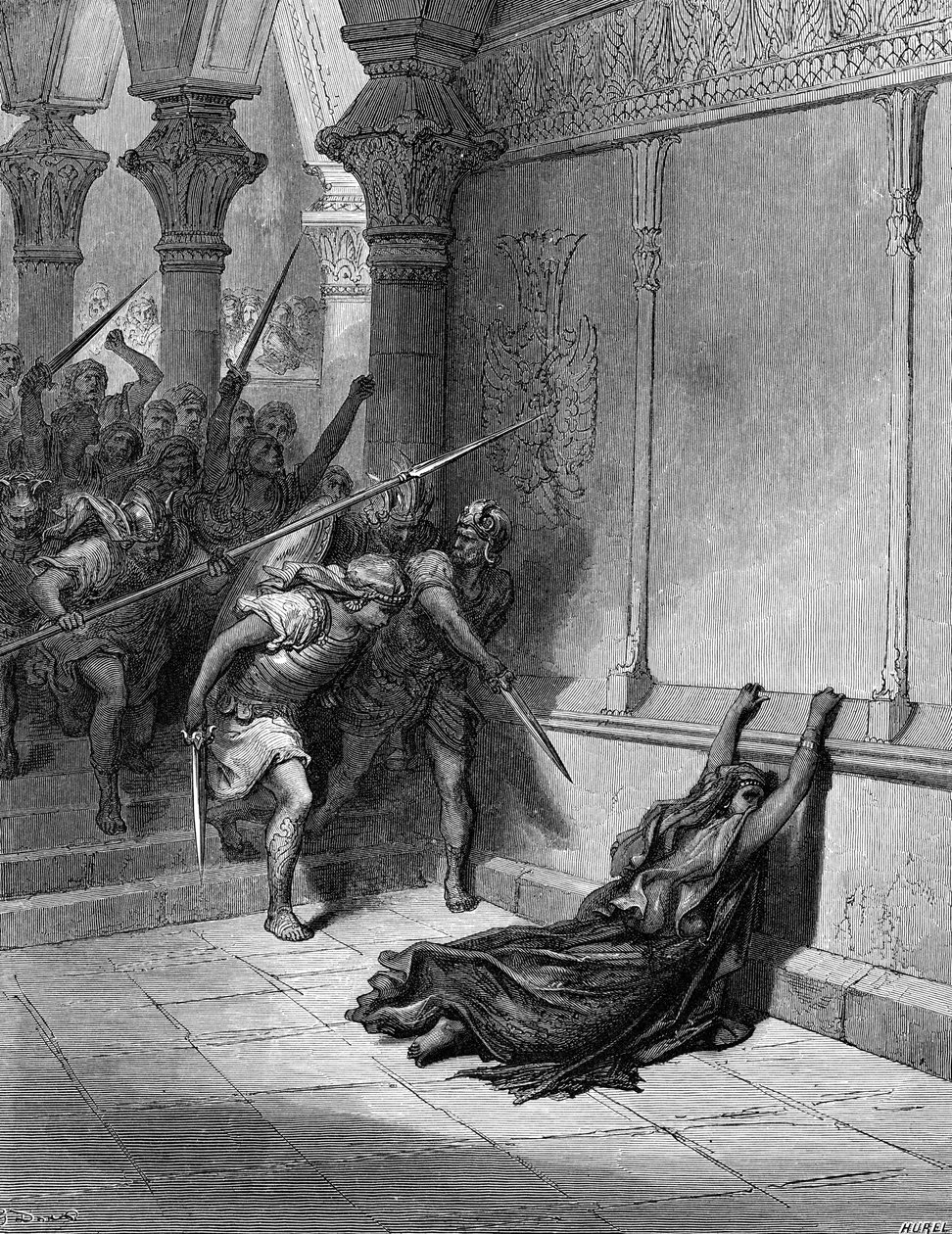 Athalia halála - Biblia alkotó: Gustave Dore