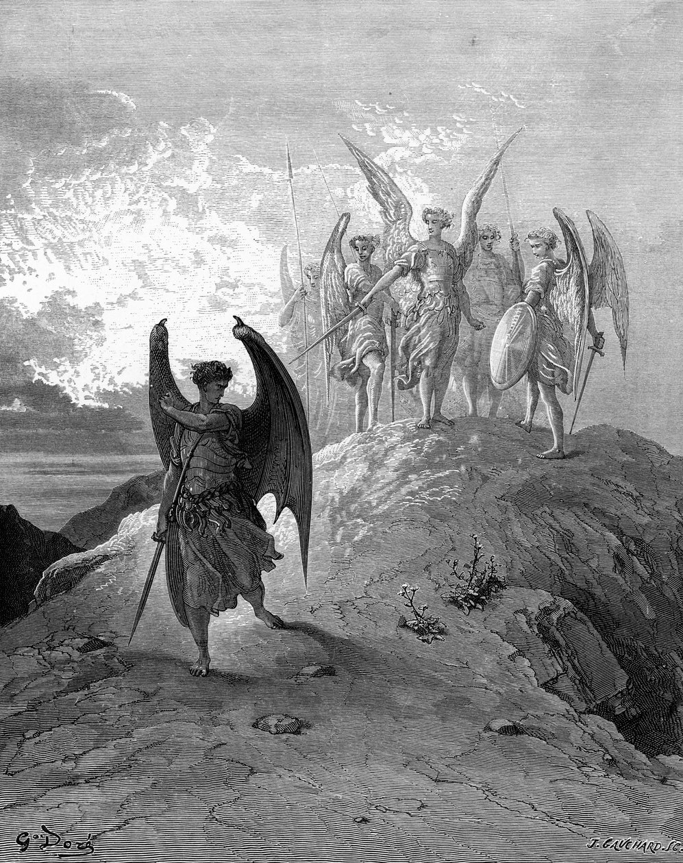 Elveszett Paradicsom: Doré legyőzi a sátánt alkotó: Gustave Dore
