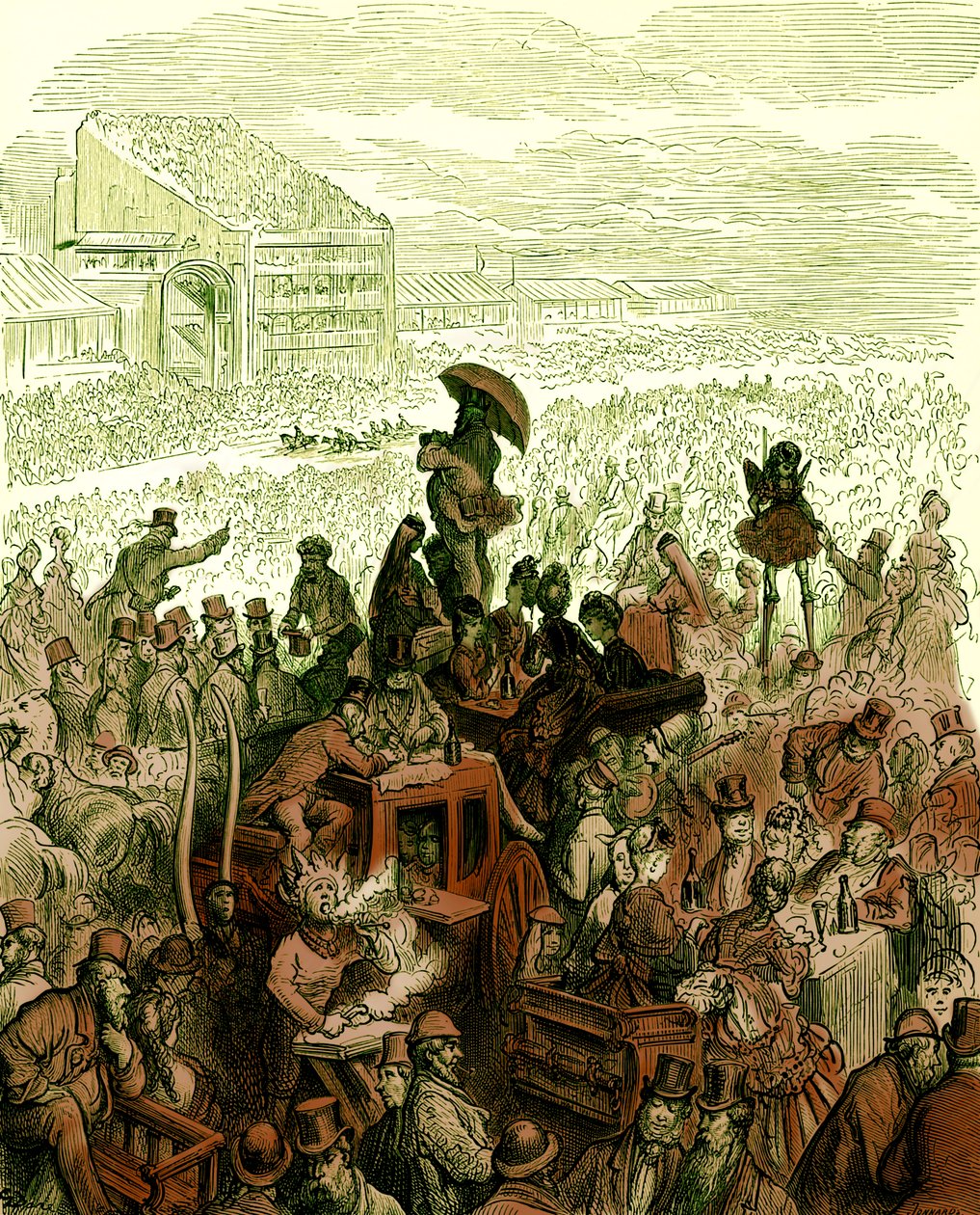 The Derby - At Lunch, Gustave Doré alkotó: Gustave Dore