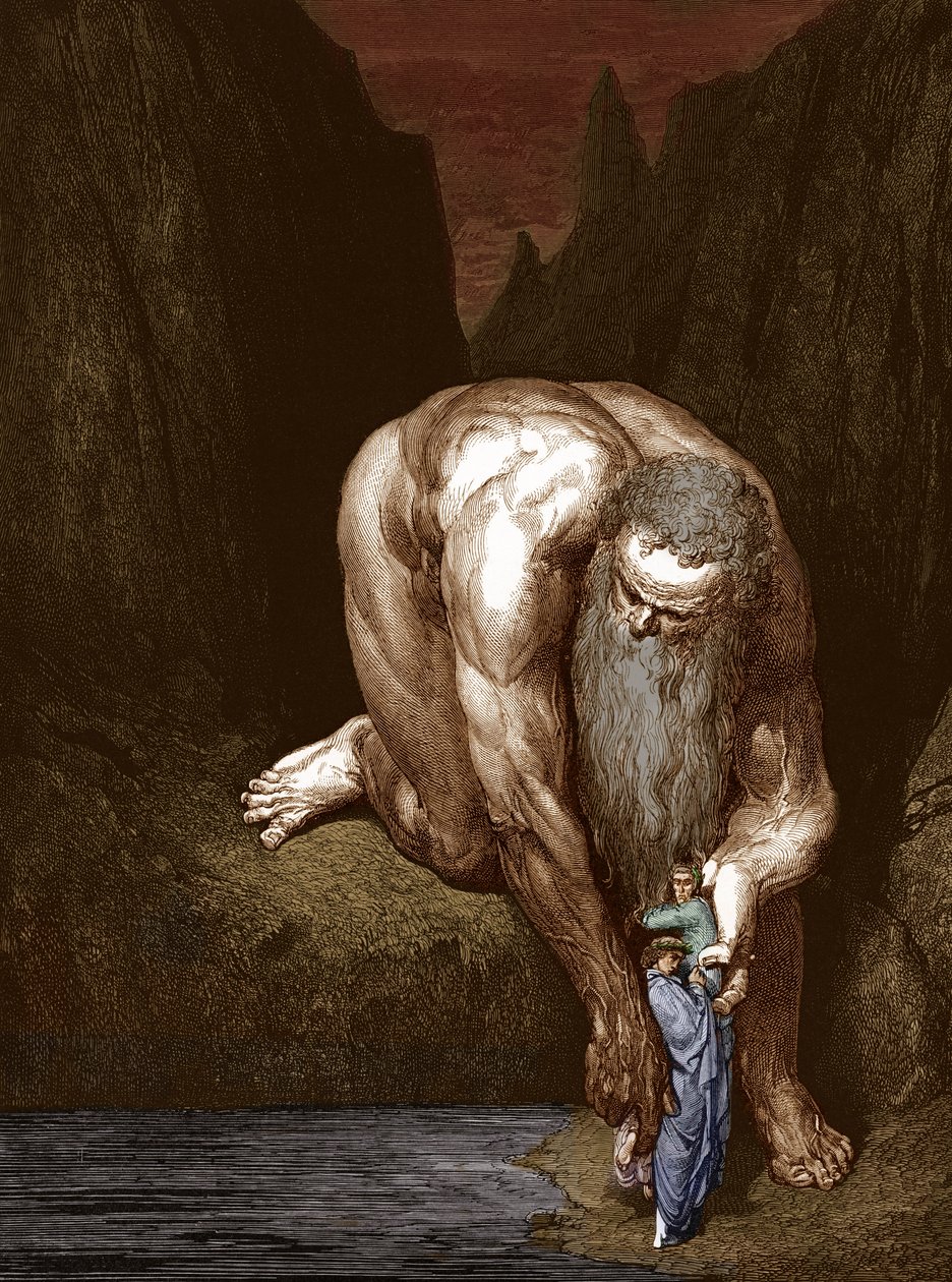 Az isteni színjáték, Dante: Gustave Doré metszete. alkotó: Gustave Dore