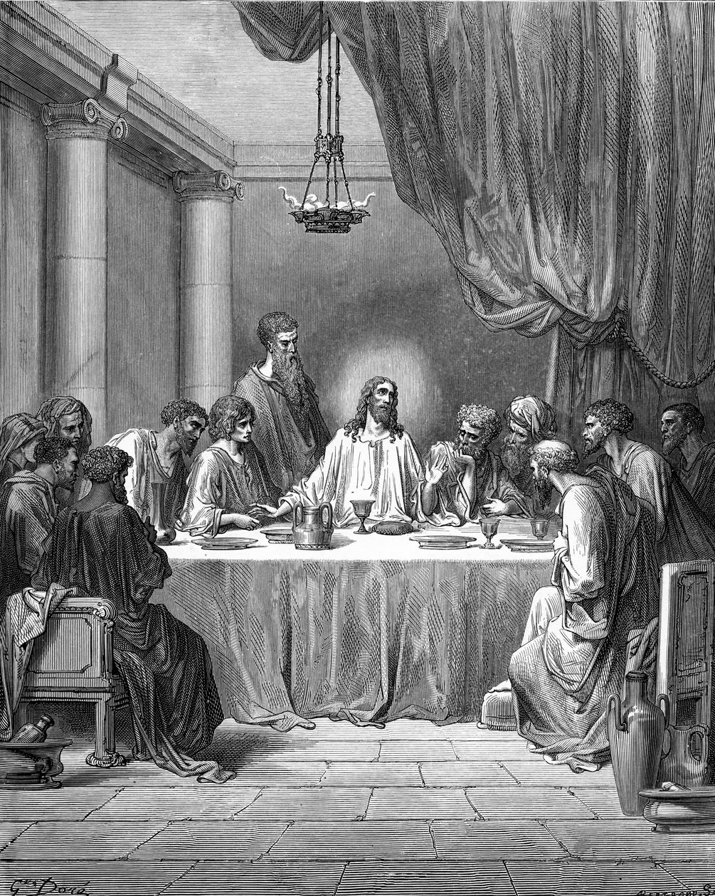 Az utolsó vacsora - Biblia alkotó: Gustave Dore