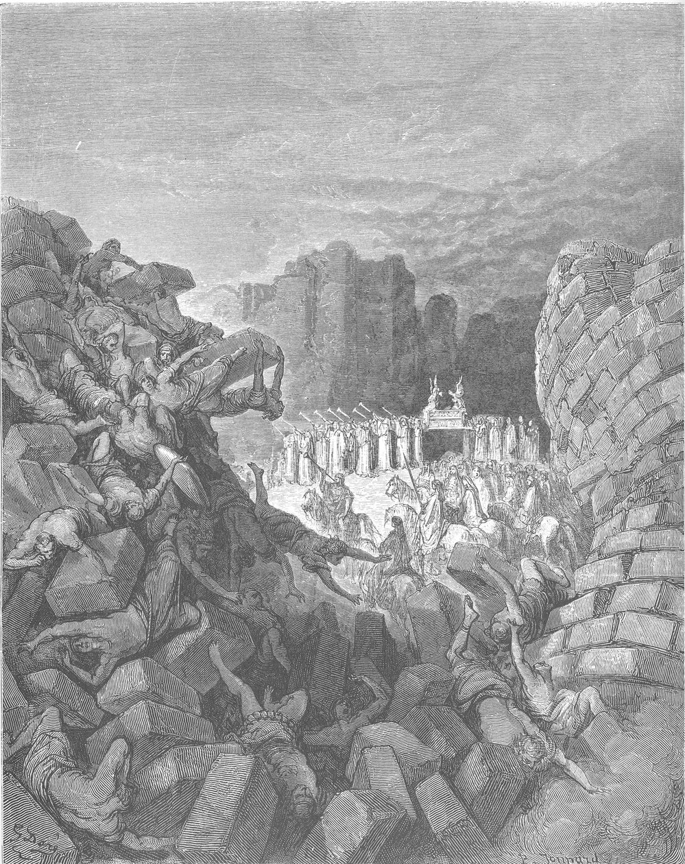 Jericho falai leomlanak alkotó: Gustave Dore