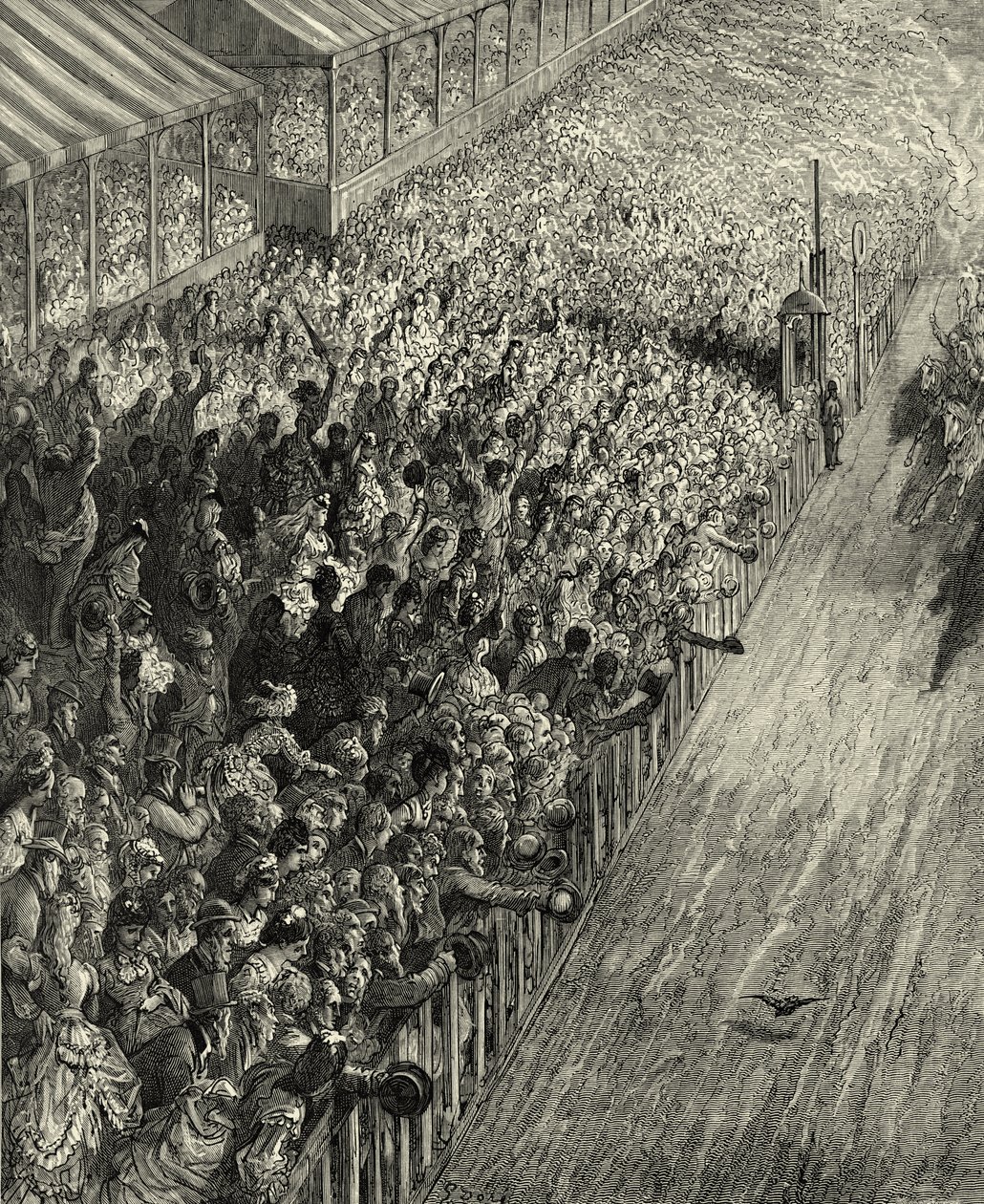 Victorian Derby befejezése alkotó: Gustave Dore