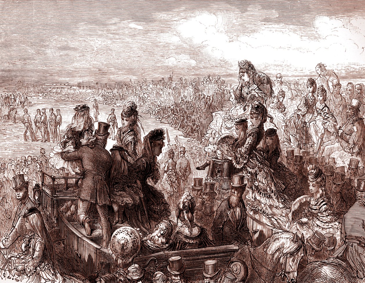 Viktoriánus London - Lords krikettpálya alkotó: Gustave Dore