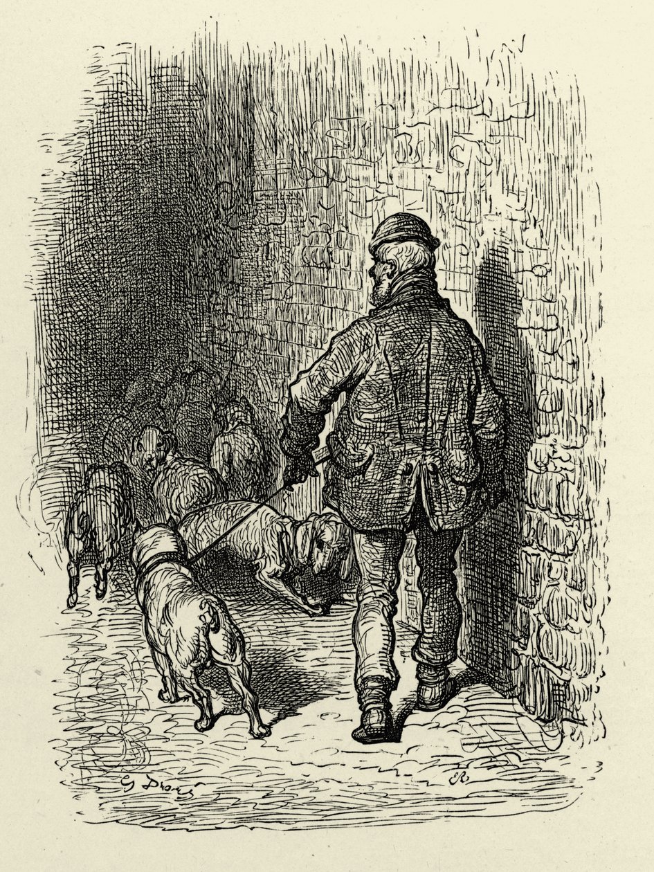 Viktoriánus londoni dokkok alkotó: Gustave Dore