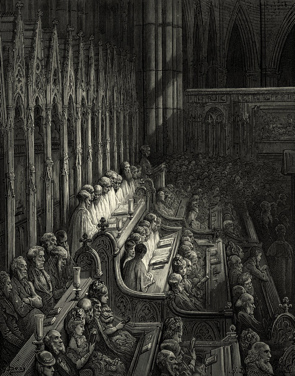 Westminster apátság a viktoriánus Londonban alkotó: Gustave Dore
