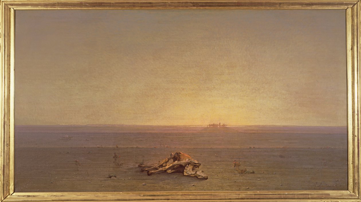 A Szahara vagy a sivatag, 1867 alkotó: Gustave Guillaumet