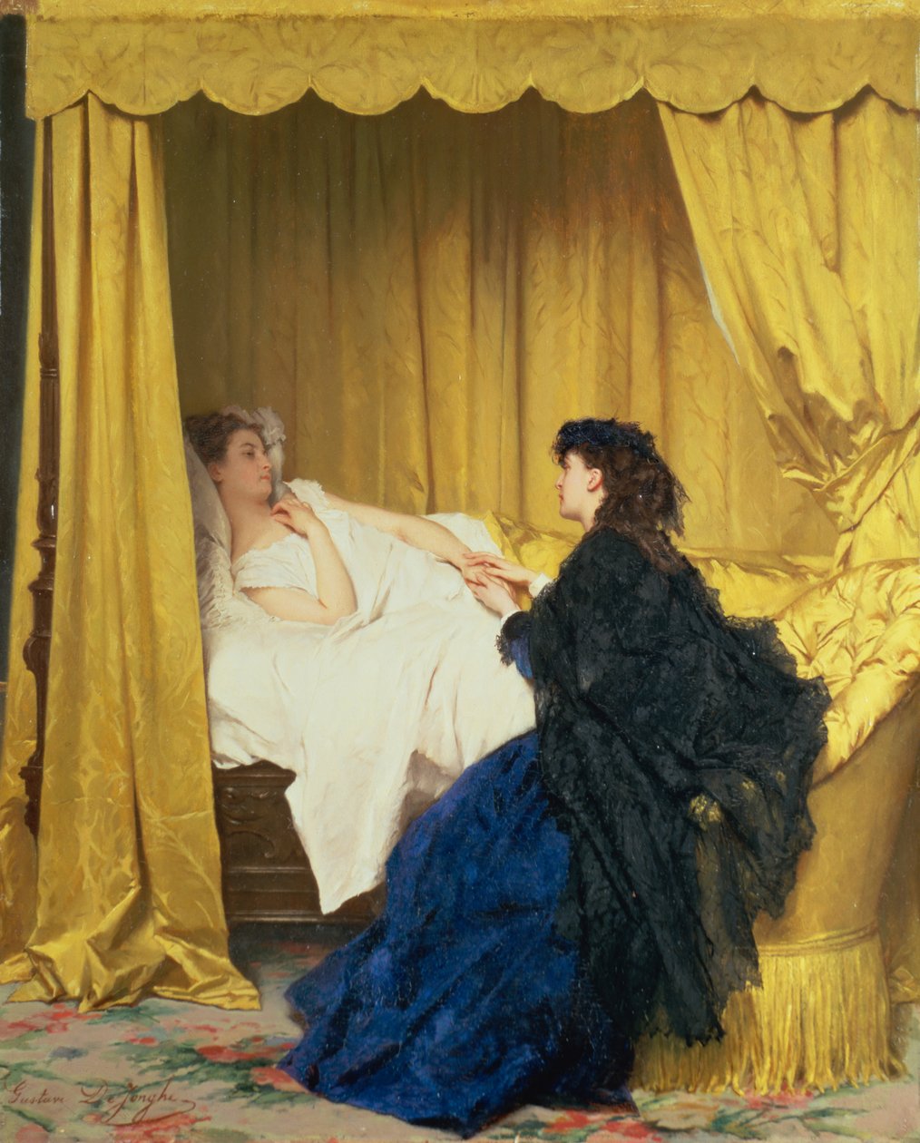 A lábadozó alkotó: Gustave Léonard de Jonghe