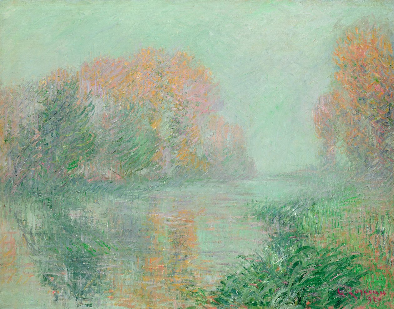 Az Eure bankjai, 1920 alkotó: Gustave Loiseau