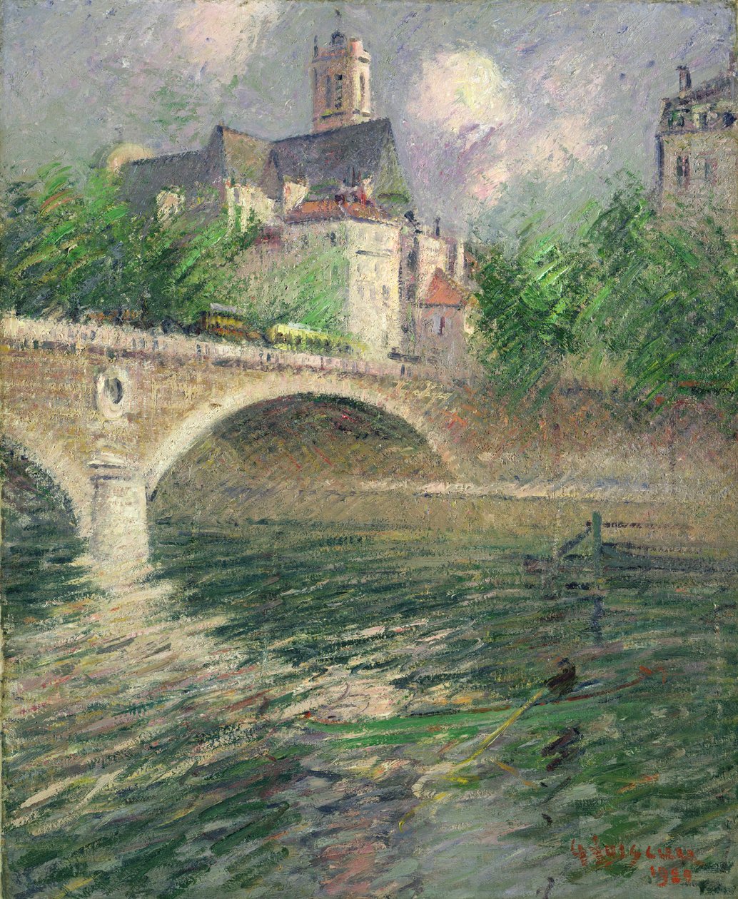 A Szent Gervai-templom, 1920 alkotó: Gustave Loiseau