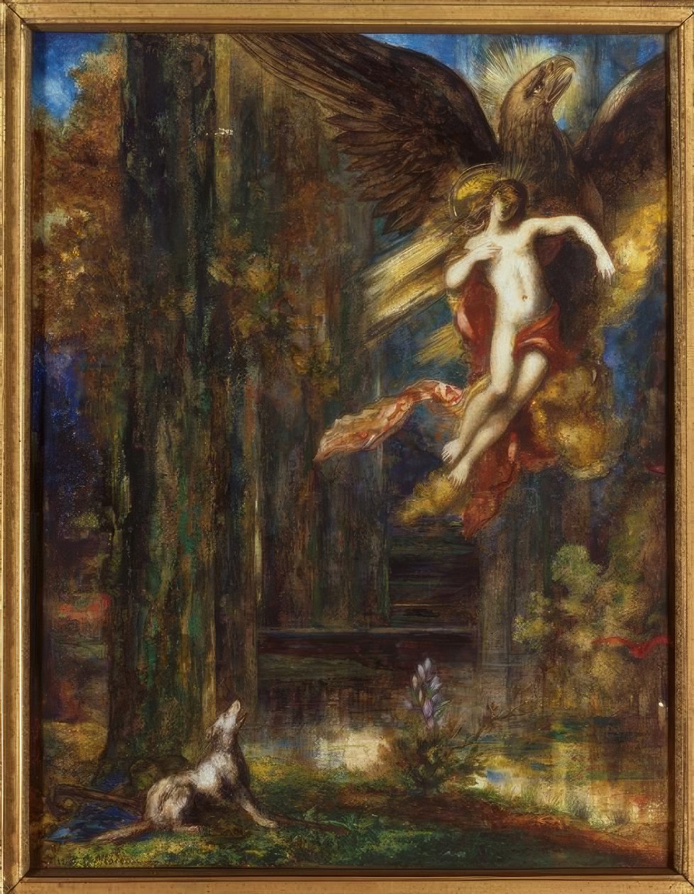 Ganymedes elrablása alkotó: Gustave Moreau