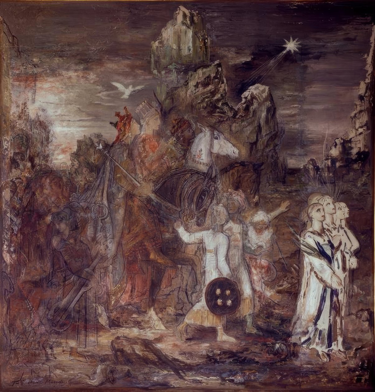 A három királyok alkotó: Gustave Moreau