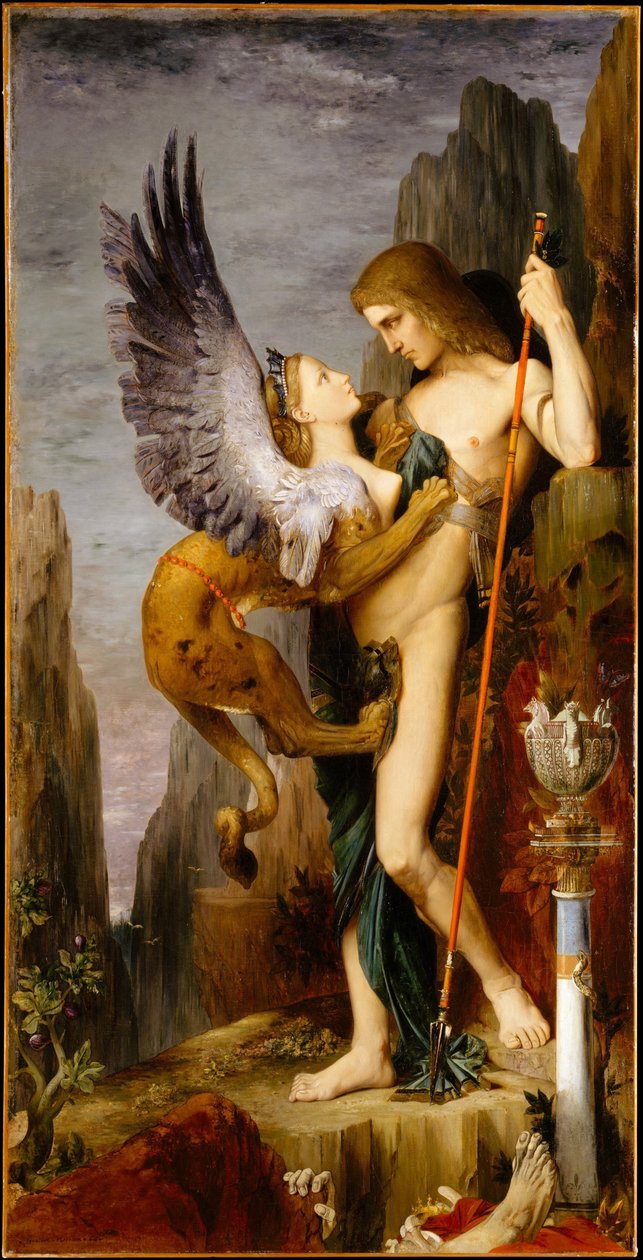 Oidipusz és a Szfinx alkotó: Gustave Moreau