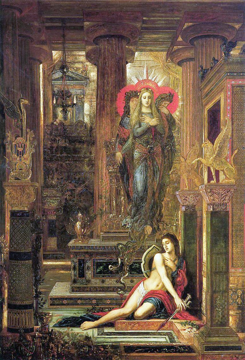 Orestes és az Erinyek, 1891 alkotó: Gustave Moreau