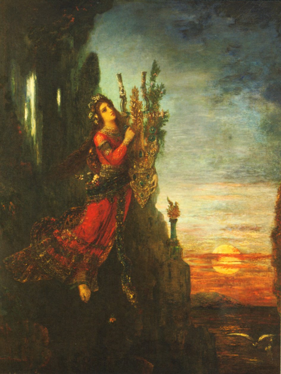 Sappho alkotó: Gustave Moreau
