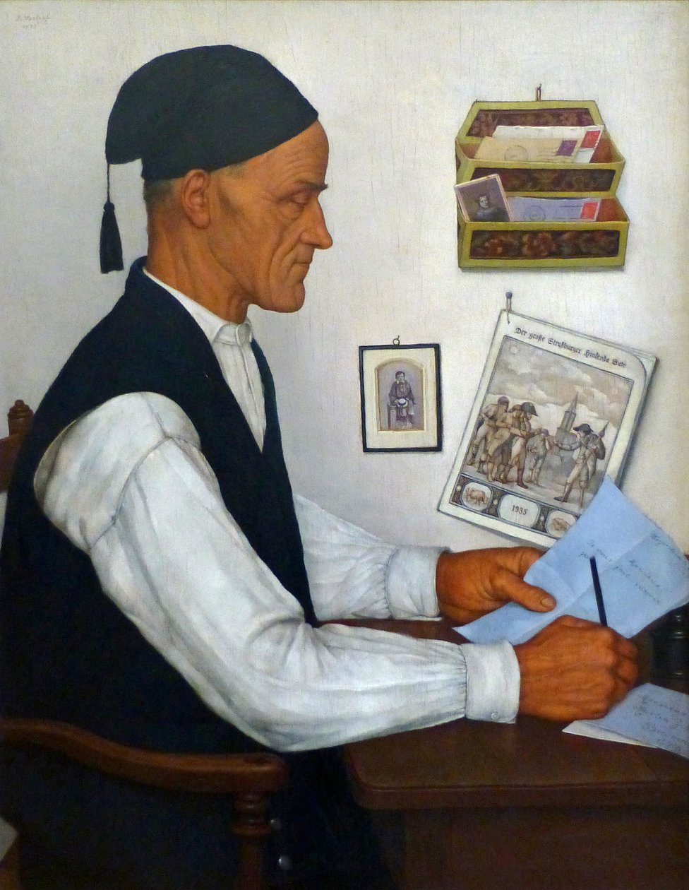 A béna hírnök, 1935 alkotó: Gustave Stoskopf