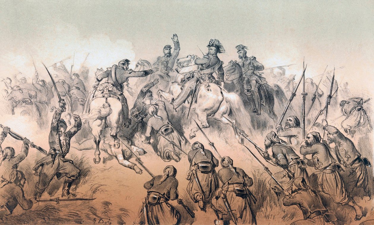 A palesztrói csata alkotó: Gustave (after) Dore