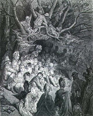 The Riverband - Under Trees, William Blanchard Jerrold (1826-84) "London, a Pilgrimage" című művéből, metszette Paul Jonnard-Pacel (1902), pub. 1872 (metszet) alkotó: Gustave (after) Dore