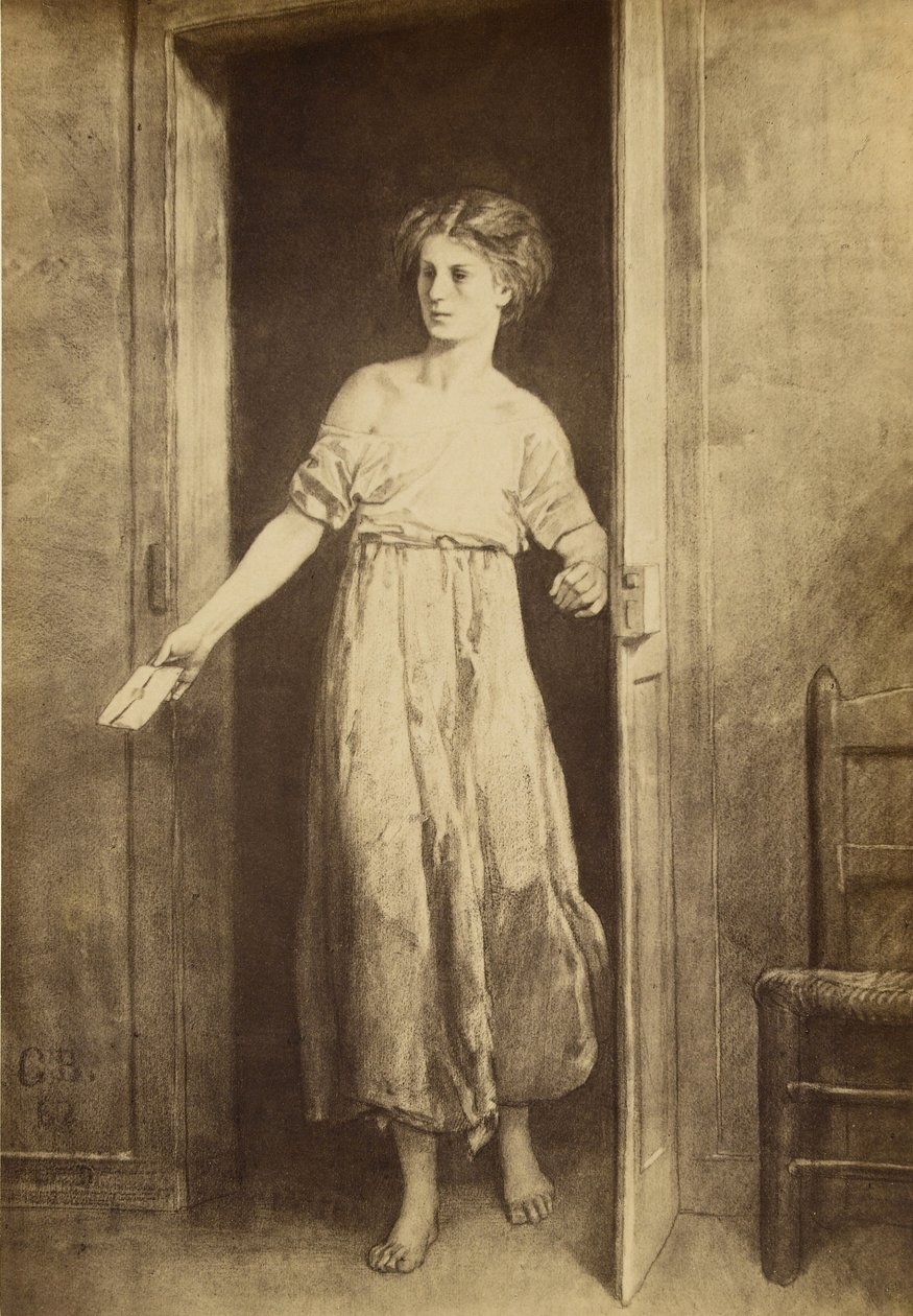 Gustave Brion - Éponine alkotó: Gustave Brion