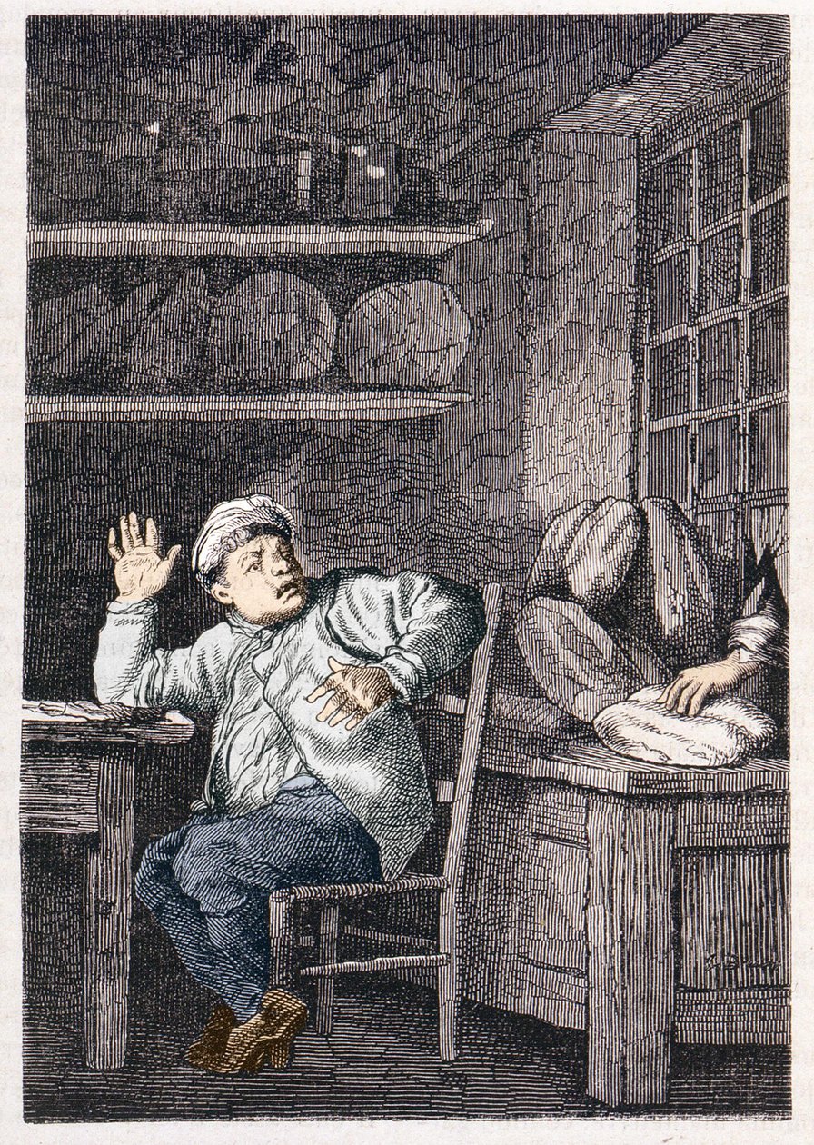 Jean Valjean repülése - Victor Hugo „Les Miserables” című könyvében, ill. írta: Brion, szerk. Hetzel és Lacroix alkotó: Gustave Brion