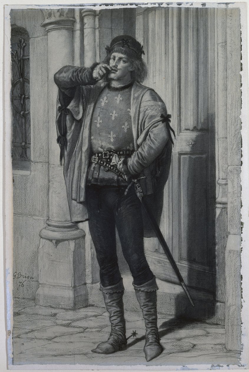 Phœbus de Chateaupers. alkotó: Gustave Brion