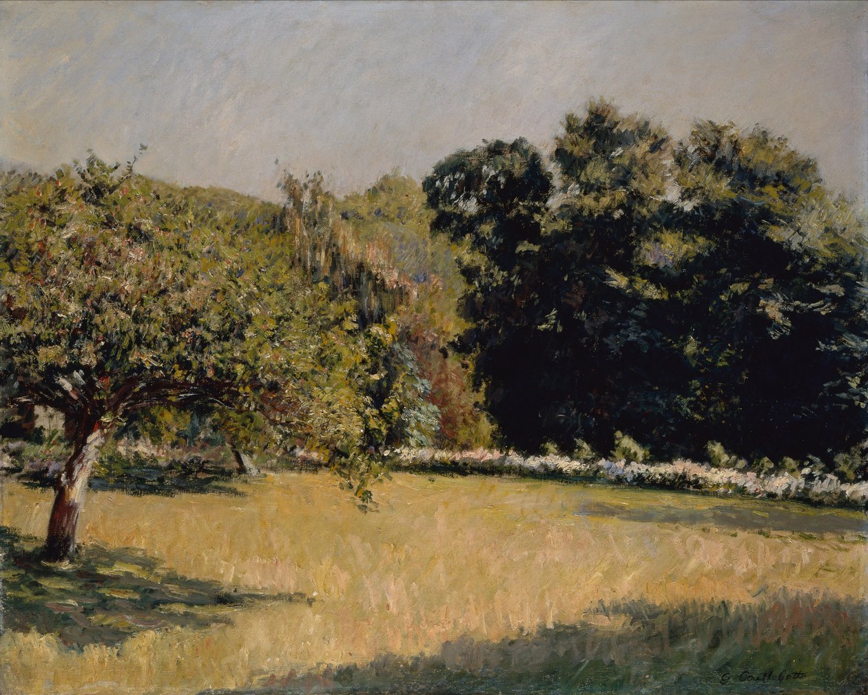 Egy kert Trouville-ben alkotó: Gustave Caillebotte