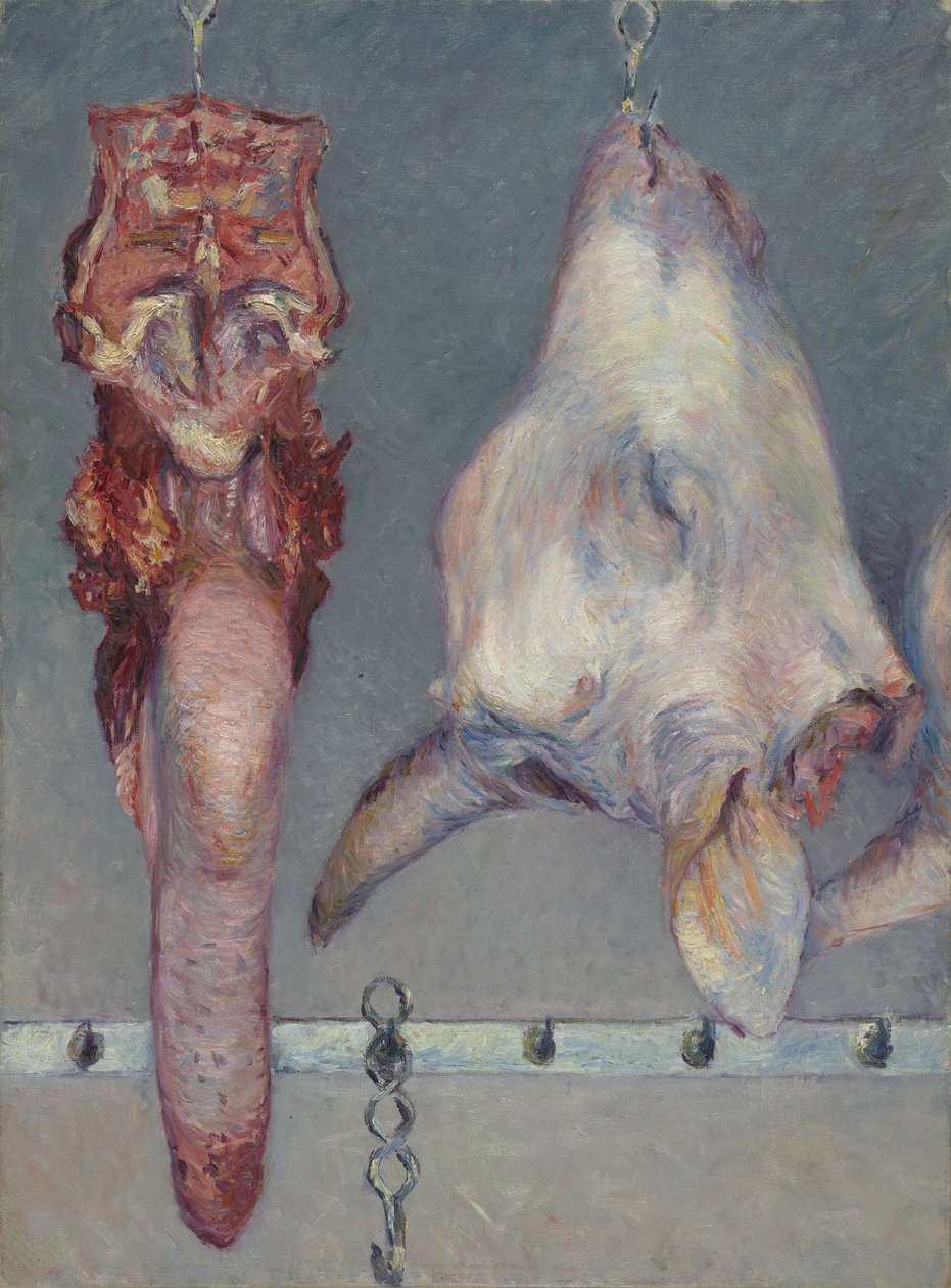 Borjúfej és ökörnyelv, 1882 körül alkotó: Gustave Caillebotte