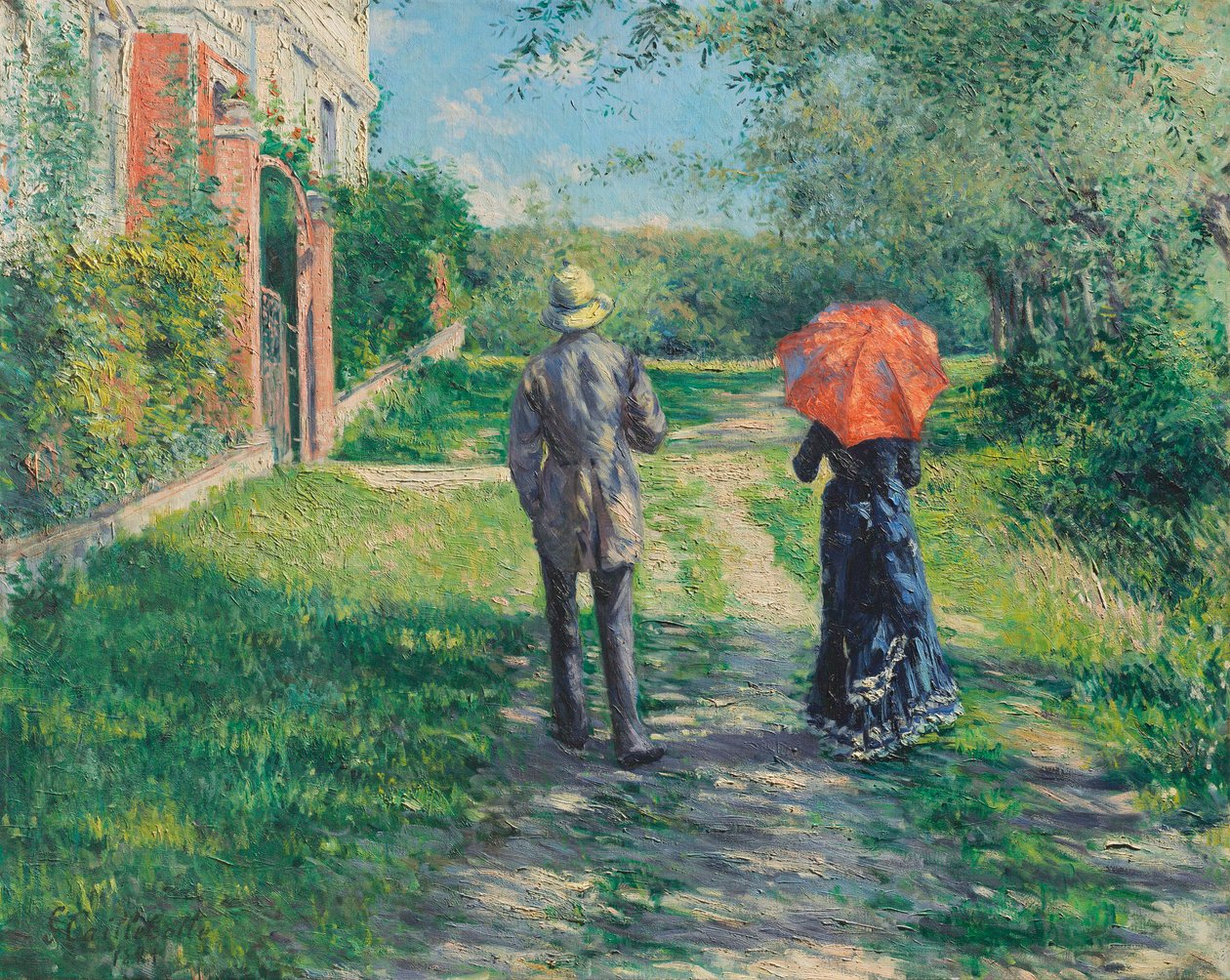 Rising Road, 1881. alkotó: Gustave Caillebotte