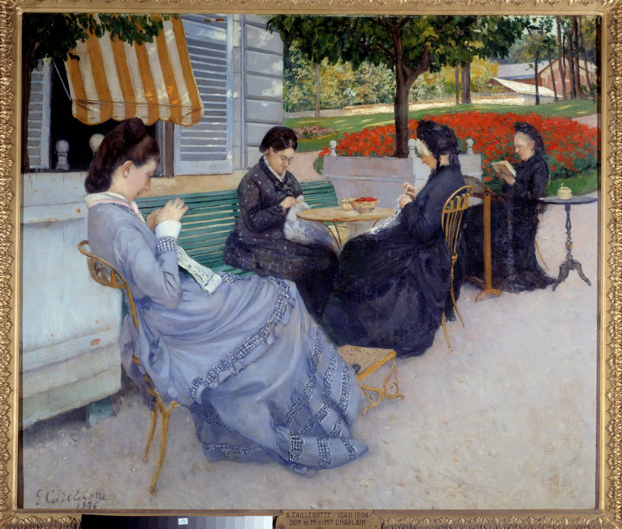Vidéki portrék (varró nők). Gustave Caillebotte (1848-1894) festménye alkotó: Gustave Caillebotte