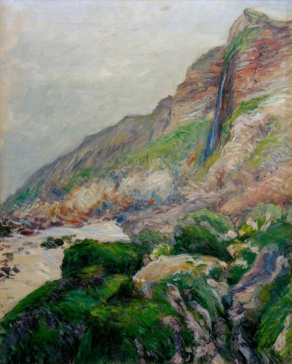 Szikla Normandiában alkotó: Gustave Caillebotte