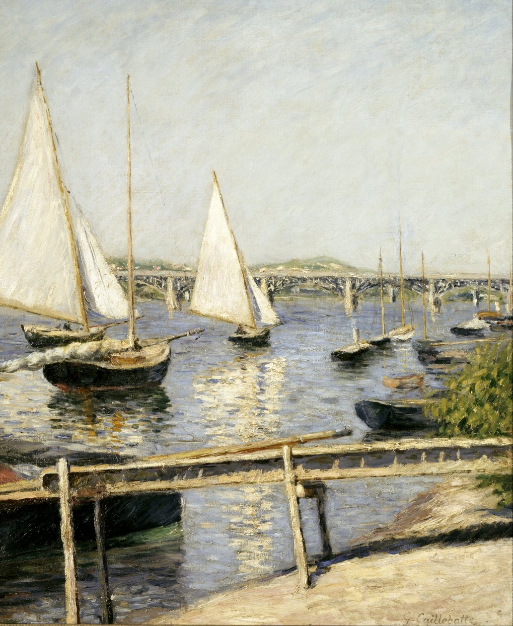 Francia: Voiliers a Argenteuil Vitorlások Argenteuilben alkotó: Gustave Caillebotte