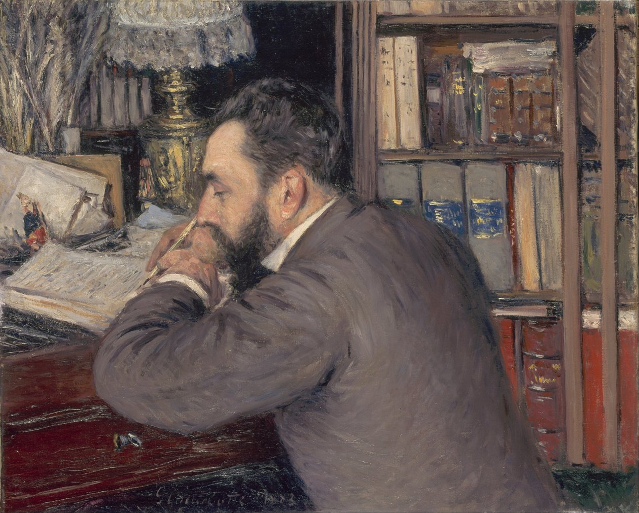 Henri Cordier 1849-1925, 1883 alkotó: Gustave Caillebotte