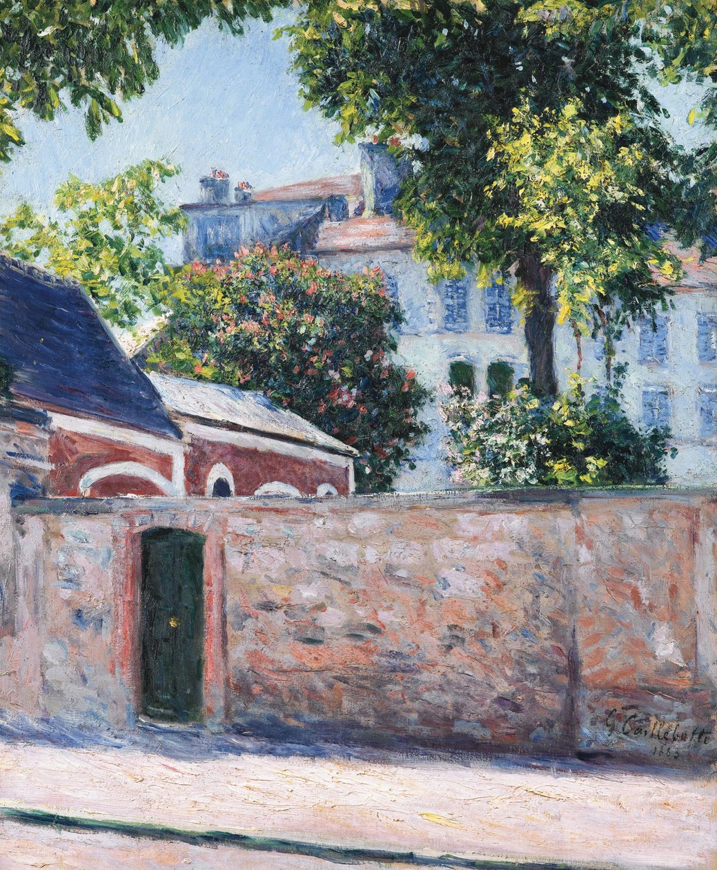 Házak Argenteuilban, 1883 alkotó: Gustave Caillebotte