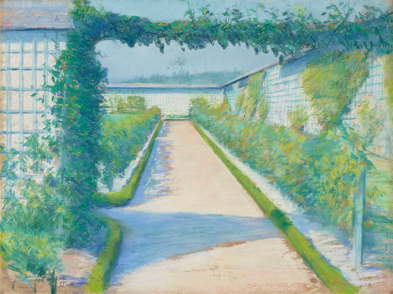 Zöldségeskert, Yerres, 1877 alkotó: Gustave Caillebotte