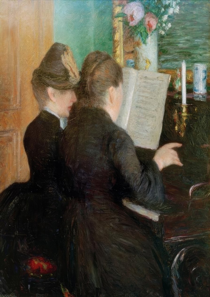 A zongoraóra alkotó: Gustave Caillebotte