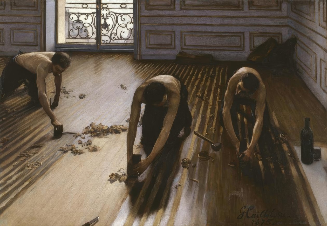 Padlógyaluk alkotó: Gustave Caillebotte