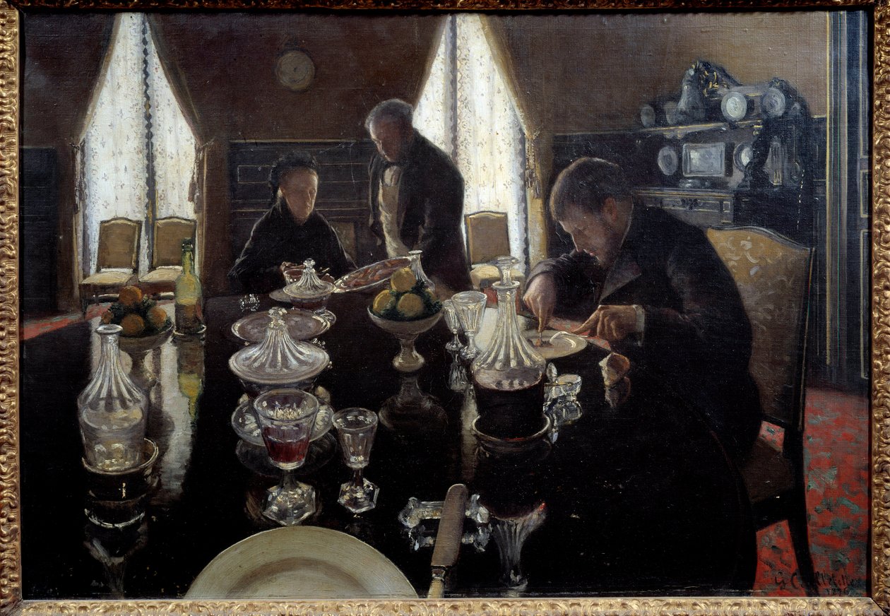 Ebéd. Gustave Caillebotte festménye alkotó: Gustave Caillebotte