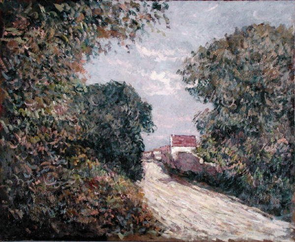 Ösvény a szélén (olaj, vászon) alkotó: Gustave Caillebotte